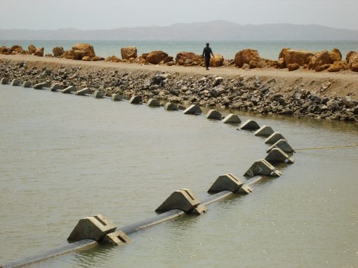 Rehabilitación de la Descarga Submarina  de la Estación de Bombeo Cumaná II. Etapa I. Edo. Sucre. Venezuela. Año 2006.