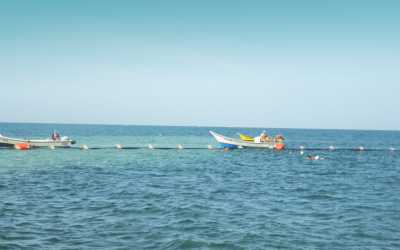 Instalación de una tubería de polietileno de alta densidad PEAD.